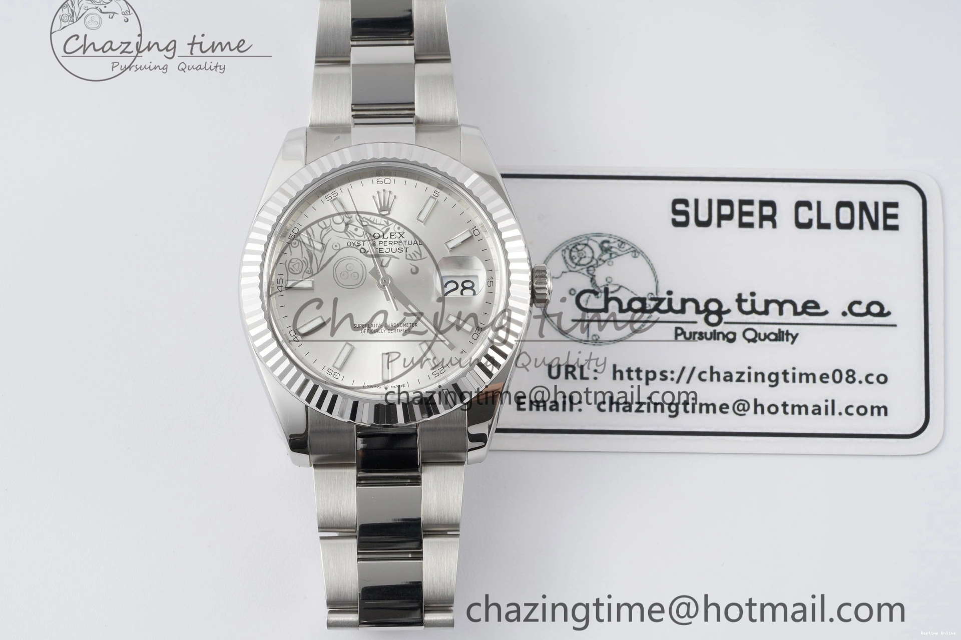 0404 DateJust 41 SS Fluted Bezel KING 1:1 Best Edition 904L Steel Silver Dial on Oyster Bracelet VR Sustainable 2222